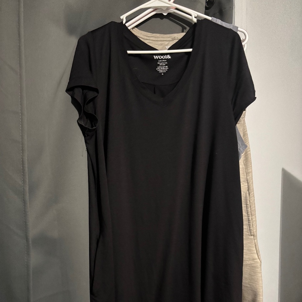 Black wool & dress